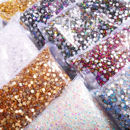 Large bag glass Rhinestone bulk