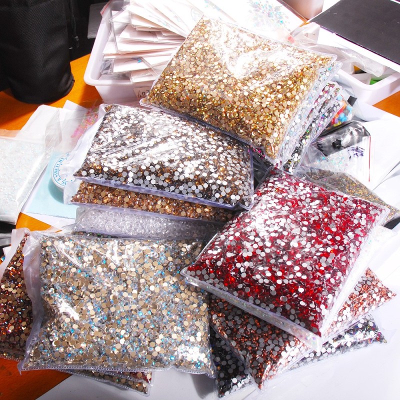 SS16/14400pcs Bulk Wholesale Glass Flat Back rhinestone SS16/14400pcs Bulk Wholesale Glass Flat Back rhinestone