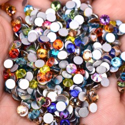 Flat Back Glass  Rhinestone
