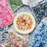 Mixed Size 3-10mm Multi Color ABS  Pearls and Flatback Resin Rhinestone