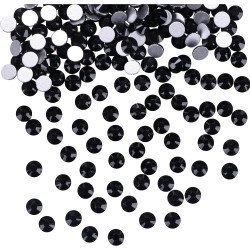 Hot selling ordinary color series SS3-SS30 flat back glass rhinestone