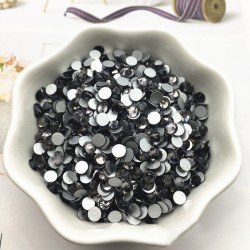 Hot selling ordinary color series SS3-SS30 flat back glass rhinestone