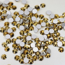 Hot selling ordinary color series SS3-SS30 flat back glass rhinestone