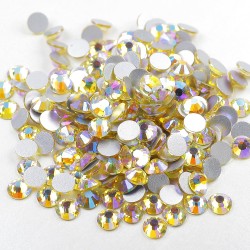 non hot fix AB glass rhinestone