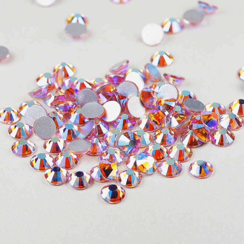 non hot fix AB glass rhinestone
