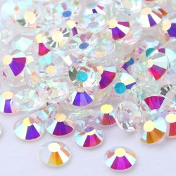 non hot fix AB glass rhinestone