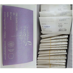 envelope rhinestones package with u logo