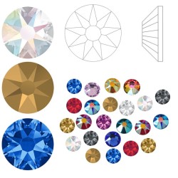 2088 16cut glass rhinestone