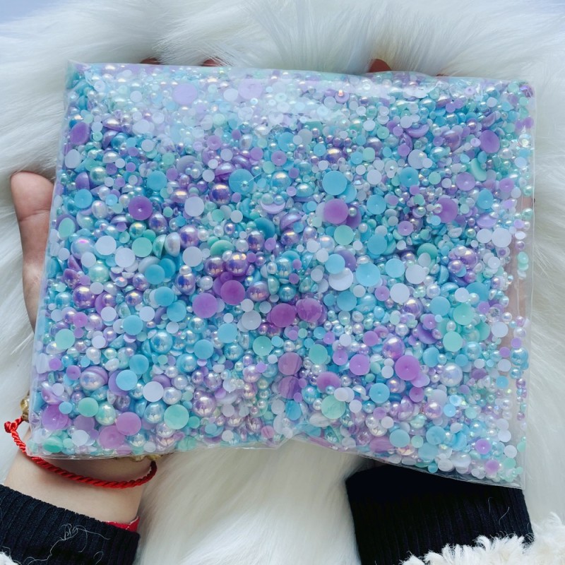 500g mix half pearl resin rhinestone 500g mix half pearl resin rhinestone