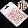 mixed size glass flatback rhinestones