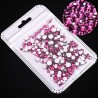 mixed size glass flatback rhinestones