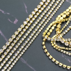 Strass Banding  Rhinestones CupChain  Trim