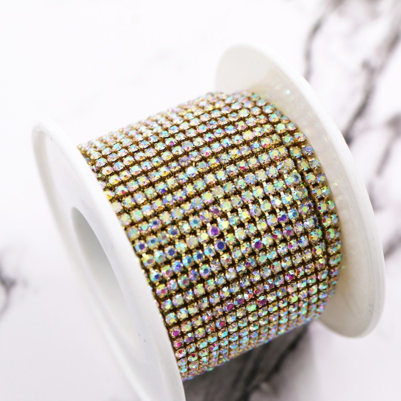 Strass Banding Rhinestones CupChain Trim Strass Banding Rhinestones CupChain Trim