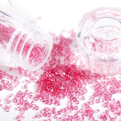 1.2mm Bottled Nails Colorful Pixie Micro Beads Decoration Crystal
