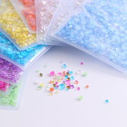 Mix Size Half Pearls Beads Flatback Stone Mermaid Tears