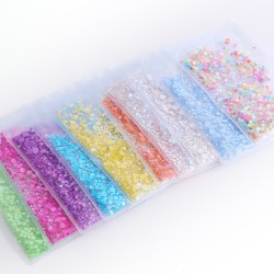 Mix Size Half Pearls Beads Flatback Stone Mermaid Tears