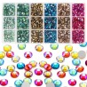 SS6-SS20 6 Blank Box Packing Various Colors Glass Rhinestone