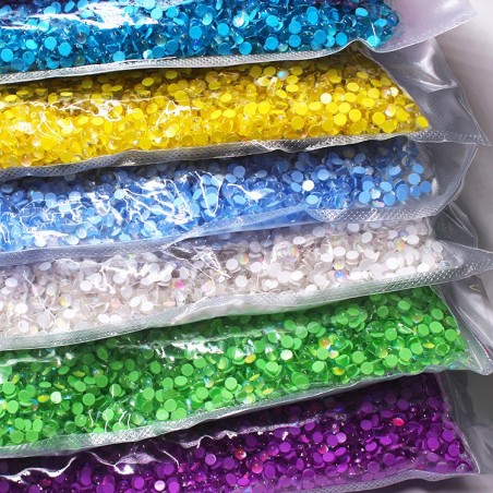Big Bag SS6-SS20 Flatback Mermaid Tears Glass Rhinestones In Bulk