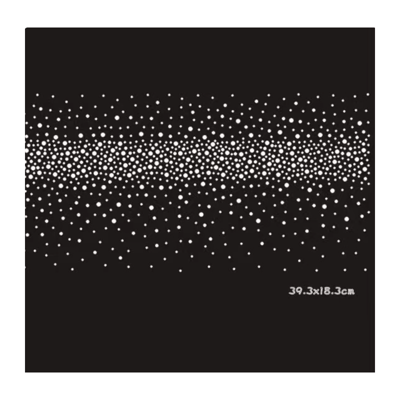 39.3*18.3cm Starry Sky Hot Fix Transfer