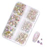 SS6-SS20 6 Blank Box Packing Various Colors Glass Rhinestone