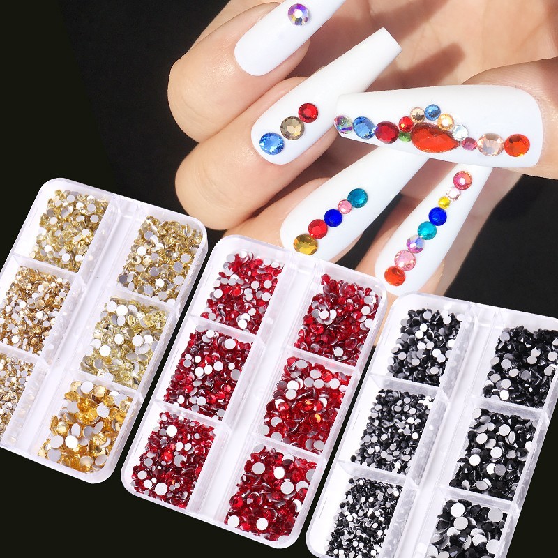 Mix Sizes SS6-SS20 Glass Non Hot Fix Rhinestone Mix Sizes SS6-SS20 Glass Non Hot Fix Rhinestone