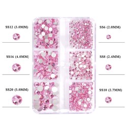 Mix Sizes SS6-SS20 Glass Non Hot Fix Rhinestone