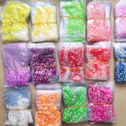 Yantuo Glow Crystals: Non Hotfix Glass Rhinestones for Mugs | Neon Colors SS6–SS30 | Bulk Wholesale