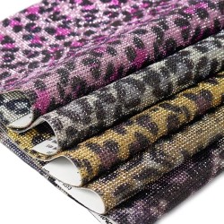Leopard Rhinestone Sheetss6 24*40cm Self Adhesive Rhinestone Sheet