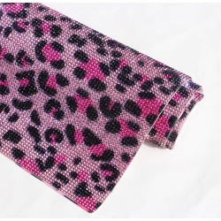 Leopard Rhinestone Sheetss6 24*40cm Self Adhesive Rhinestone Sheet
