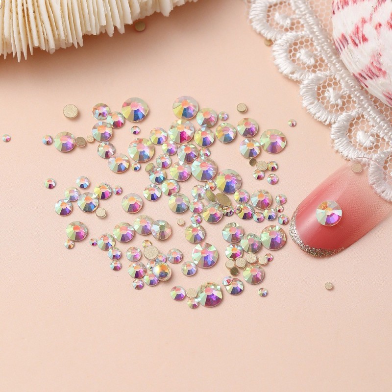 SS6-SS20 Mixed size gold based Rhinestone