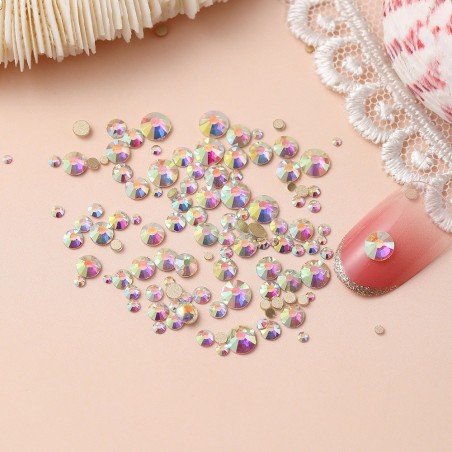 SS6-SS20 Mixed size gold based Rhinestone